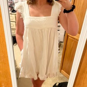 Aerie White Beach Coverup Dress